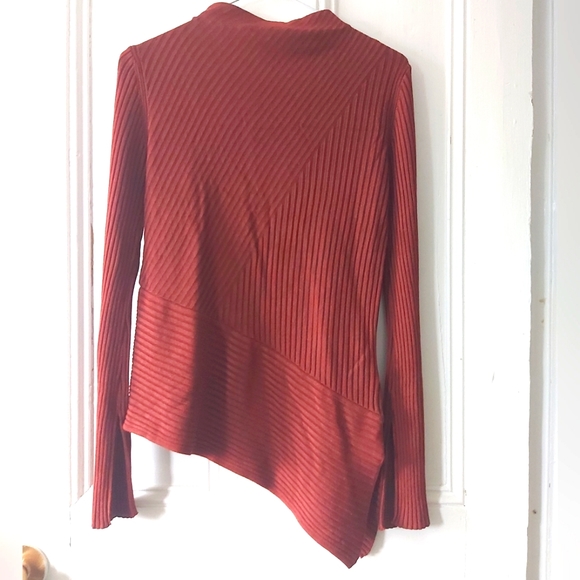 Top Shop Sweater Burnt Orange Color Med Bell Sleeve... New and Unworn - Picture 5 of 8
